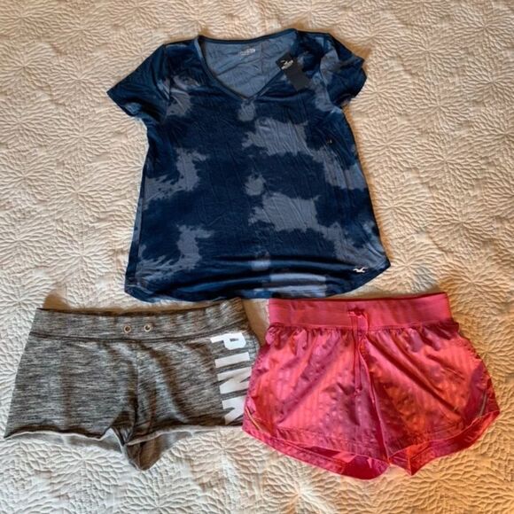 Hollister Shirt Nike Shorts‎ Bundle - Picture 1 of 13